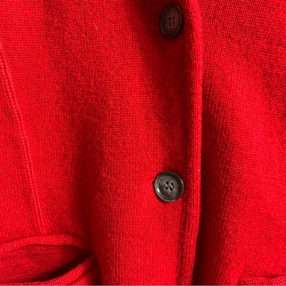 Henri Bendel Vintage Wool Cardigan Sweater Size Medium - Picture 6 of 7
